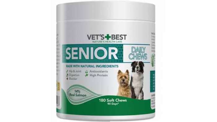 Vet's Best Sumpliroma Diatrofis Polubitamines ga Ilikiomenous Skulous 180tbs